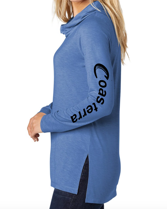 Coasterra Women's Lightweight Long-Sleeve Pullover Hoodie