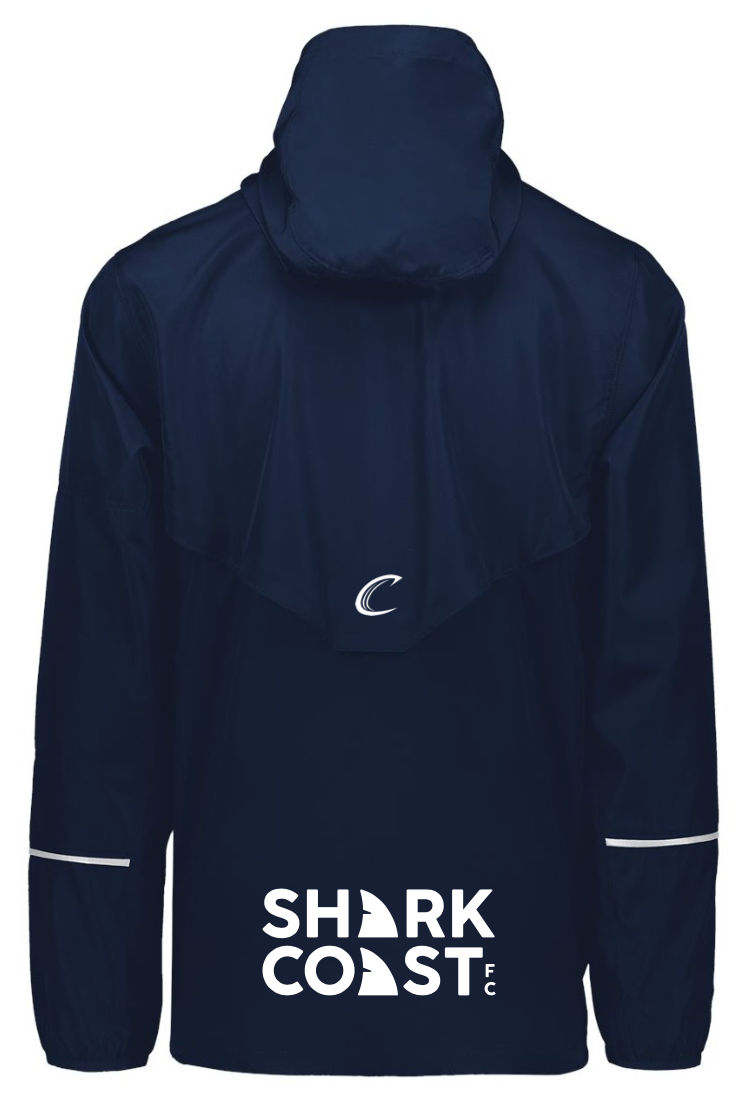 Shark Coast FC Embroidered Premium Rain Jacket
