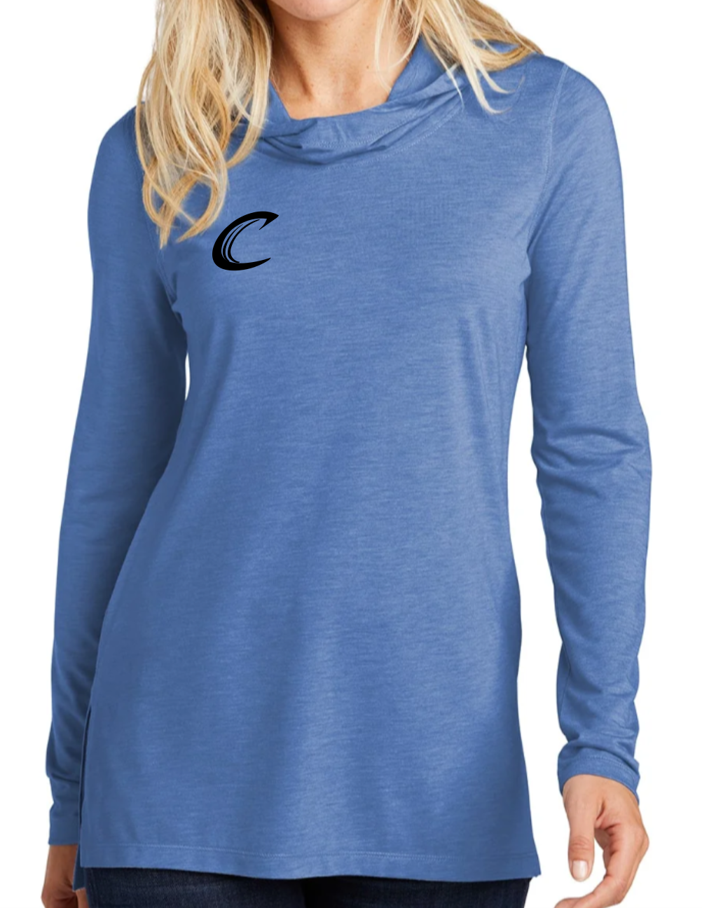 Coasterra Women's Lightweight Long-Sleeve Pullover Hoodie