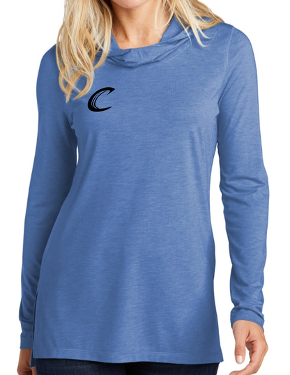 Coasterra Women's Lightweight Long-Sleeve Pullover Hoodie