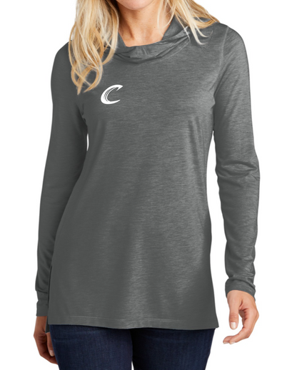 Coasterra Women's Lightweight Long-Sleeve Pullover Hoodie
