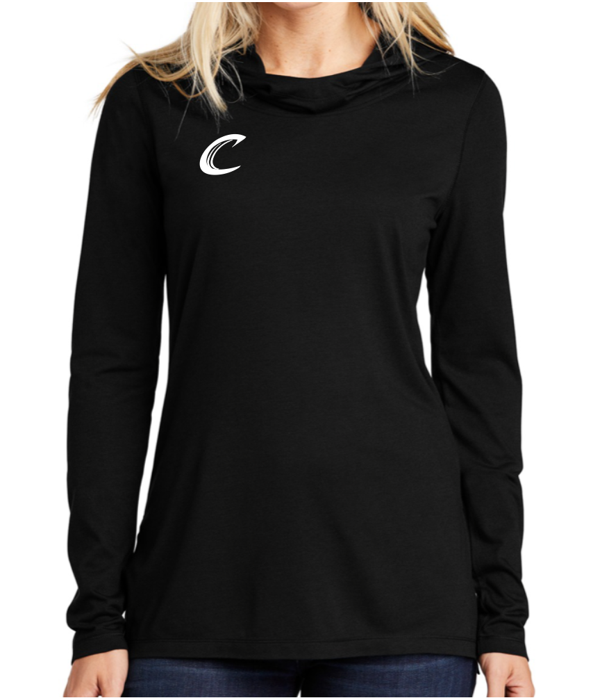 Coasterra Women's Lightweight Long-Sleeve Pullover Hoodie